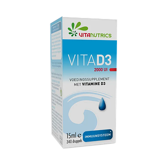Vitanutrics VitaD3 2000UI Druppels 15ML
