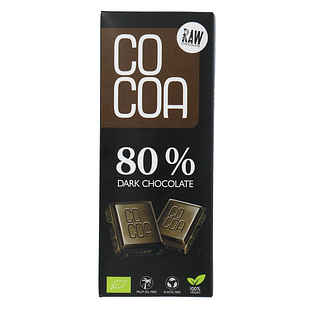 Cocoa 80% Dark Chocolate Reep 40GR