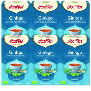 Yogi Tea Ginkgo Voordeelverpakking 6x17ST