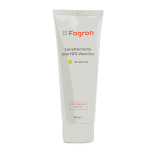 Fagron Lanettecrème met 10% Vaseline 100GR