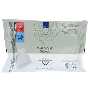 Abena Vochtige Washand Geparfumeerd 8ST Abena Vochtige Washand Geparfumeerd 8ST