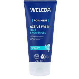 Weleda For Men Active Fresh 3-in-1 Shower Gel 200ML Weleda For Men Active Fresh 3-in-1 Shower Gel 200ML