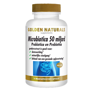Golden Naturals Microbiotica 50 Miljard Capsules 14VCP