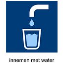 Innemen met water