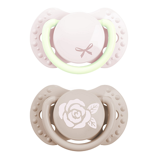 Difrax LOVI Pacifier Dynamic Newborn Baby Shower Girl - Fopspeen 2ST