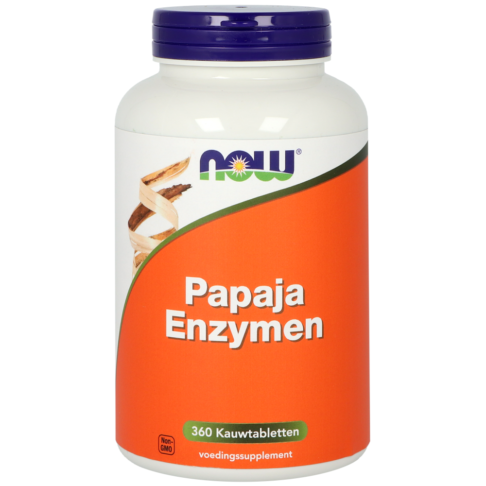 NOW Papaya Enzymen Kauwtabletten 360TB