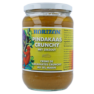 Horizon Pindakaas Crunchy Met Zeezout 650GR
