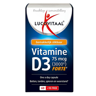 Lucovitaal Vitamine D3 75mcg Capsules 80CP