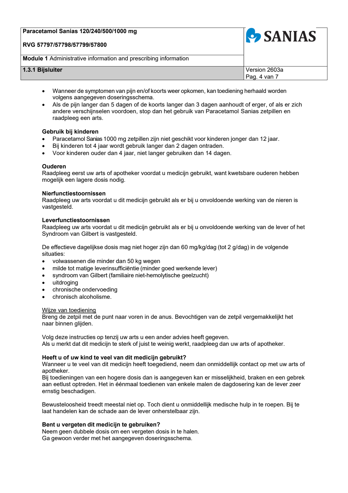 Paracetamol Zetpil 240mg afbeelding van document #4, leaflet