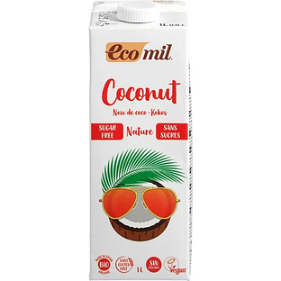EcoMil Nature Suikervrij Bio Kokosmelk 1LT