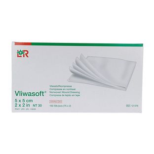 Lohmann & Rauscher Vliwasoft Vliesstofkompres 5x5cm 150ST