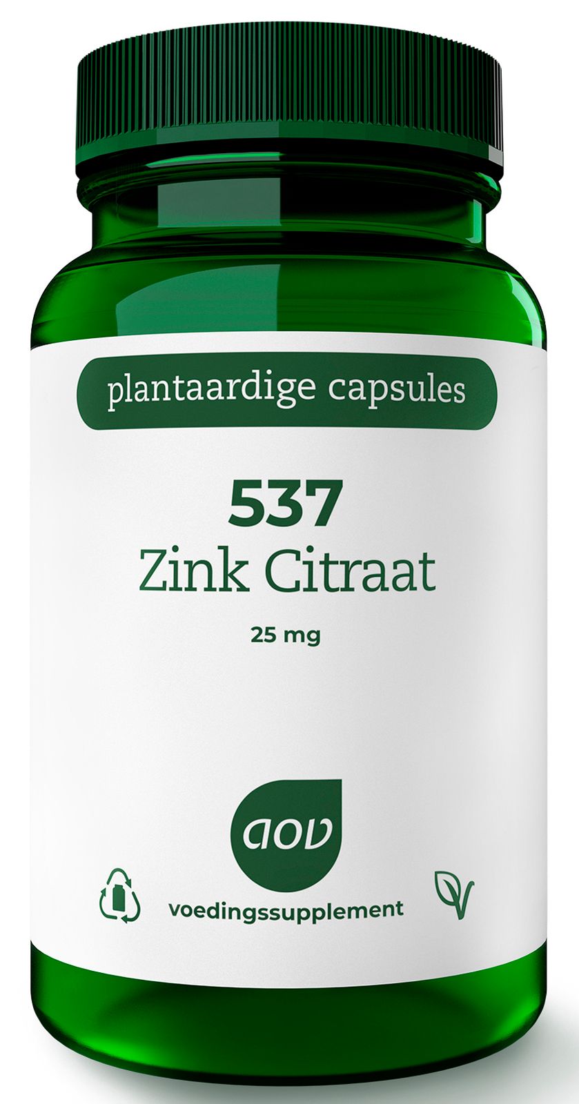 AOV 537 Zink Citraat 25mg Vegacaps 90VCP