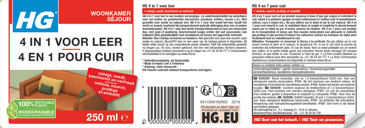 Woonkamer 4 in 1 Voor Leer afbeelding van document #1, label