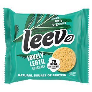 Leev Bio Lovely Lentil Cakes Rosemary 54GR