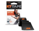 KT Tape Elastic Sports Tape Roll Zwart 1ST