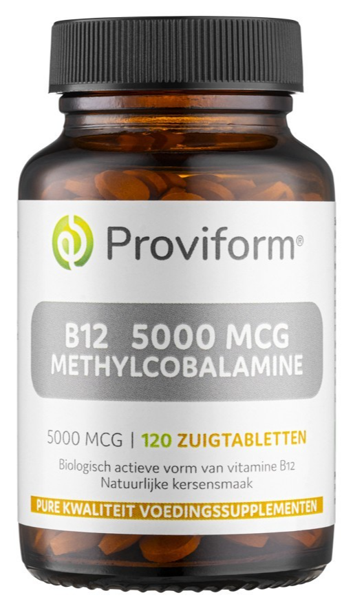 Proviform B12 5000mcg Methylcobalamine Zuigtabletten afbeelding
