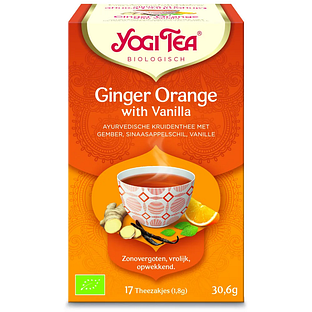 Yogi Tea Ginger Orange With Vanilla Kruidenthee 17ST