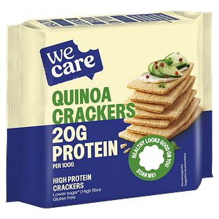 WeCare High Protein Quinoa Crackers 100GR