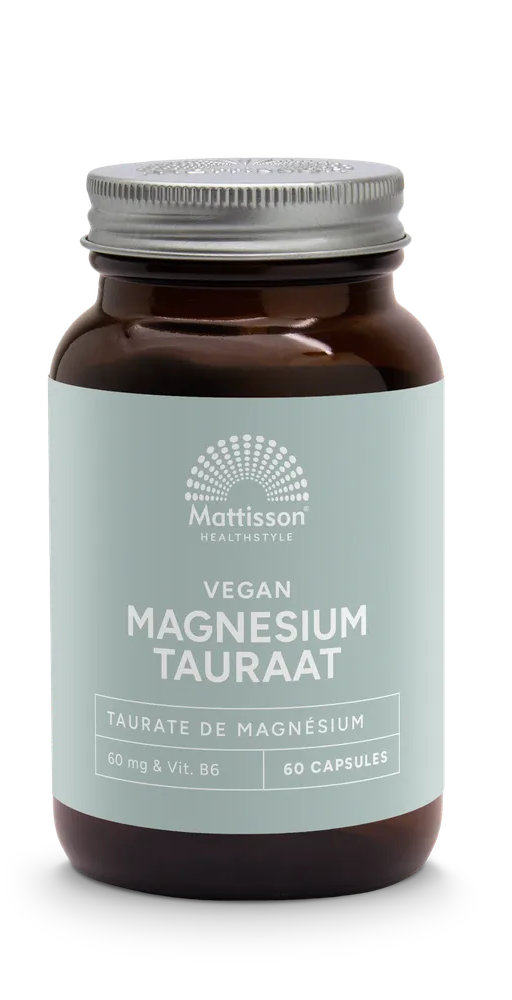 Mattisson HealthStyle Vegan Magnesium Tauraat Capsules 60VCP
