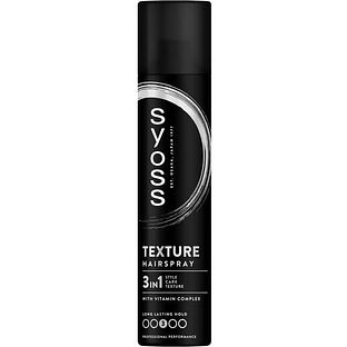 Syoss 3in1 Texture Hairspray Hold 3 300ML