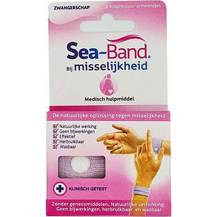 Sea Band Polsbandjes Bij Misselijkheid Zwangerschap Lila 2ST