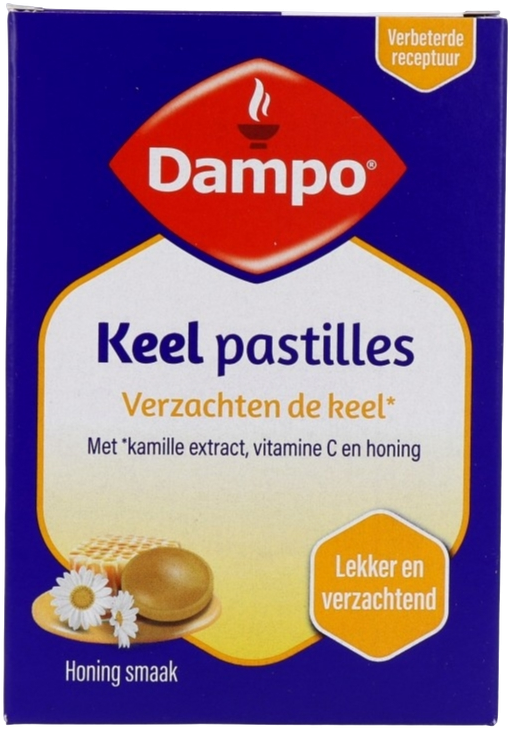 Dampo Keelpastilles Kamille, Honing & Vitamine C afbeelding