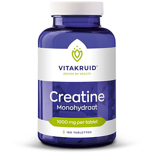 Vitakruid Creatine Monohydraat 1000 mg 180TB Vitakruid Creatine Monohydraat 1000 mg 180TB