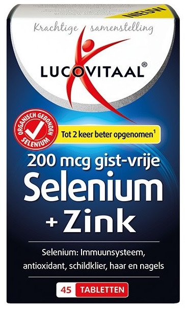 Lucovitaal Selenium + Zink Tabletten afbeelding 1