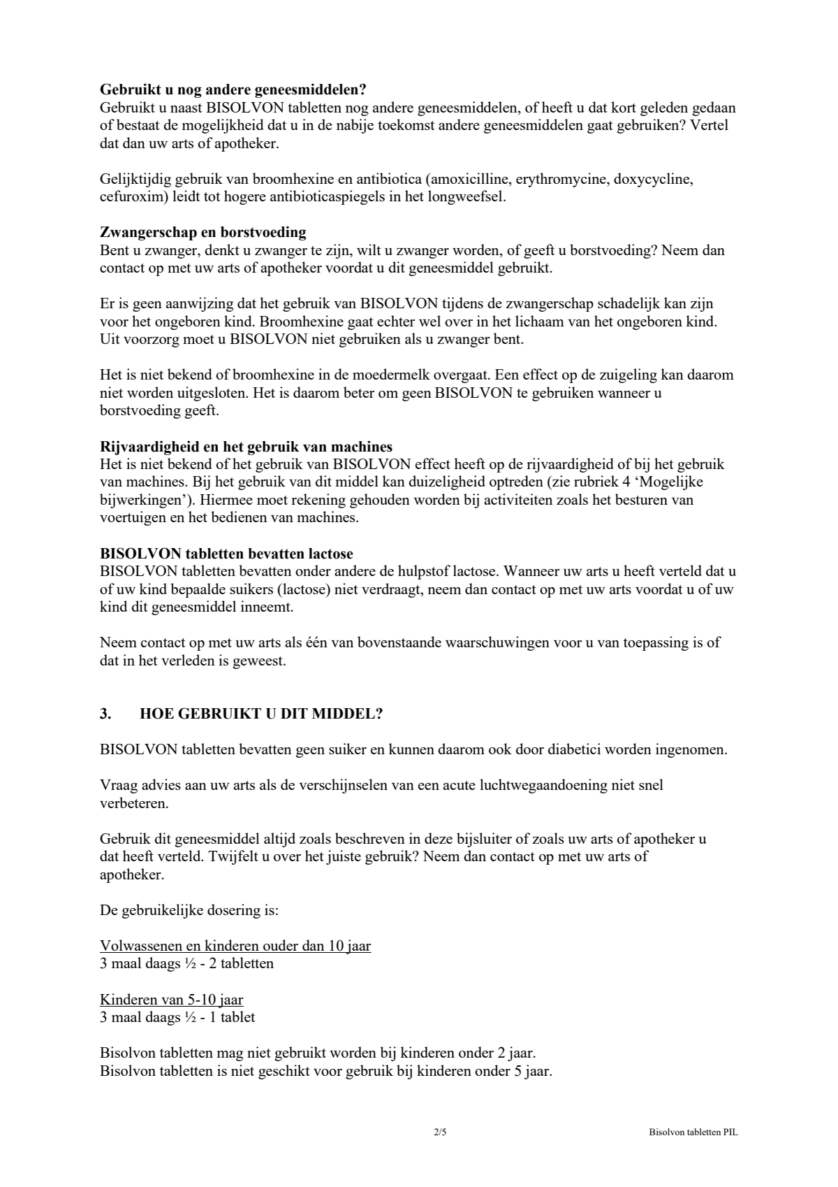 8mg Tabletten afbeelding van document #2, leaflet