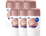 Nivea Derma Control Clinical 100H Ultra Comfort Anti-transpirant Stick Multiverpakking 6x50ML