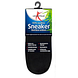 Lucovitaal Sneaker Bamboesokken Zwart Maat 43-46 1PR