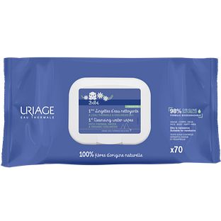 Uriage Baby 1st Cleansing Water Wipes 70ST Uriage Baby 1st Cleansing Water Wipes 70ST