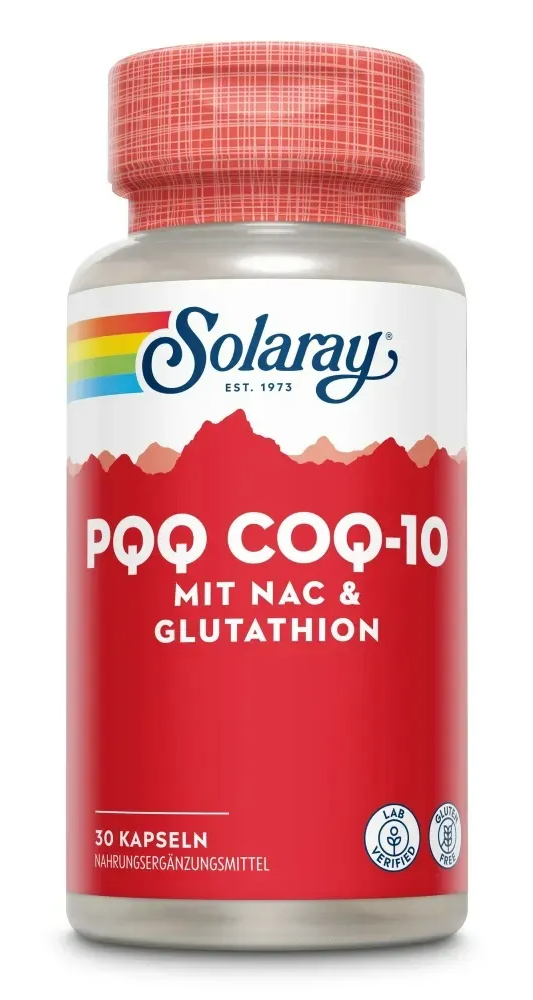 Solaray PQQ, CoQ10 met NAC en Glutathion Capsules 30CP