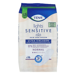 TENA Lights Pads Sensitive Normal 16ST