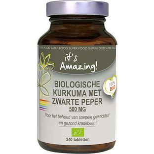 Its Amazing Kurkuma Zwarte Peper Tabletten 240TB