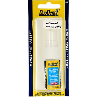 Duodent Mondspray Fresh Mintvrij 11ML Duodent Mondspray Fresh Mintvrij 11ML