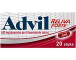 Advil Reliva Forte Oval Tabs 400 mg - voor pijn en koorts 20TB