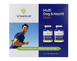 Vitakruid Multi Dag & Nacht Man 100% Vegan 2 x 90 180TB