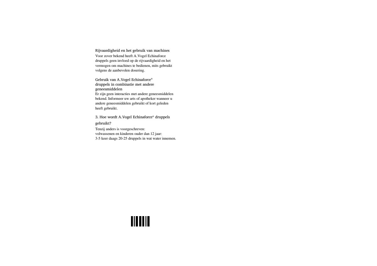 Echinaforce Druppels afbeelding van document #2, leaflet