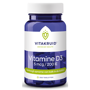 Vitakruid Vitamine D3 5 mcg / 200 IE Tabletten 240TB