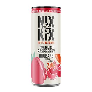 Nix and Kix Raspberry Rhubarb 250ML
