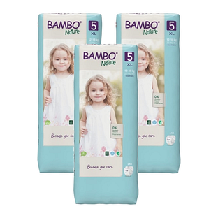 Bambo Nature Luiers Maat 5 XL - Multiverpakking 3x44ST