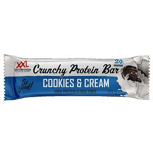 XXL Nutrition Crunchy Protein Bar Cookies & Cream 60GR
