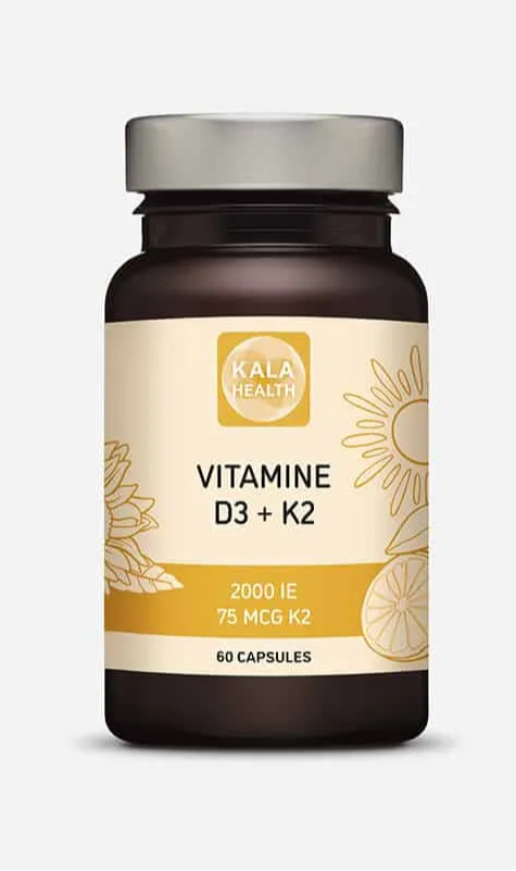 Kala Health Vitamine D3 & K2 Capsules 60CP