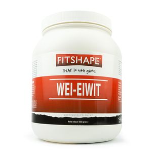 Fitshape Wei Eiwit Aardbei 1000GR Fitshape Wei Eiwit Aardbei 1000GR
