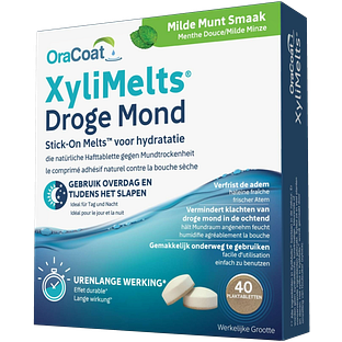OraCoat Xylimelts voor Droge Mond Milde Munt 40ST