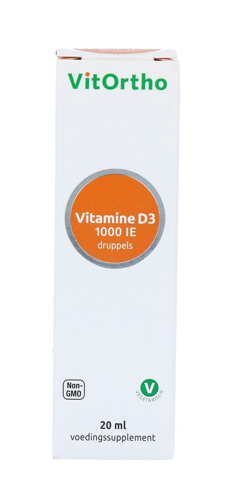 VitOrtho Vitamine D3 1000 IE Druppels afbeelding 1