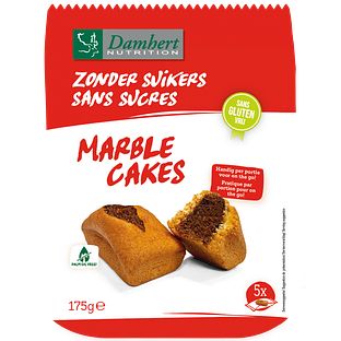 Damhert Marble Cakes - Zonder Suikers 175GR