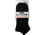 Naproz Bamboo Airco Shortsokken Zwart 3-Pack 39-42 3PR
