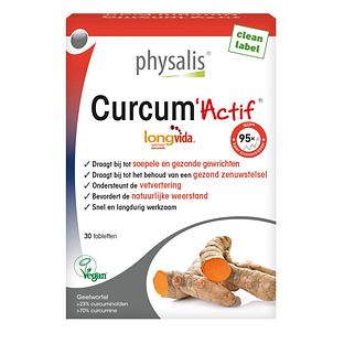 Physalis Curcum'Actif Tabletten 30TB Physalis Curcum'Actif Tabletten 30TB